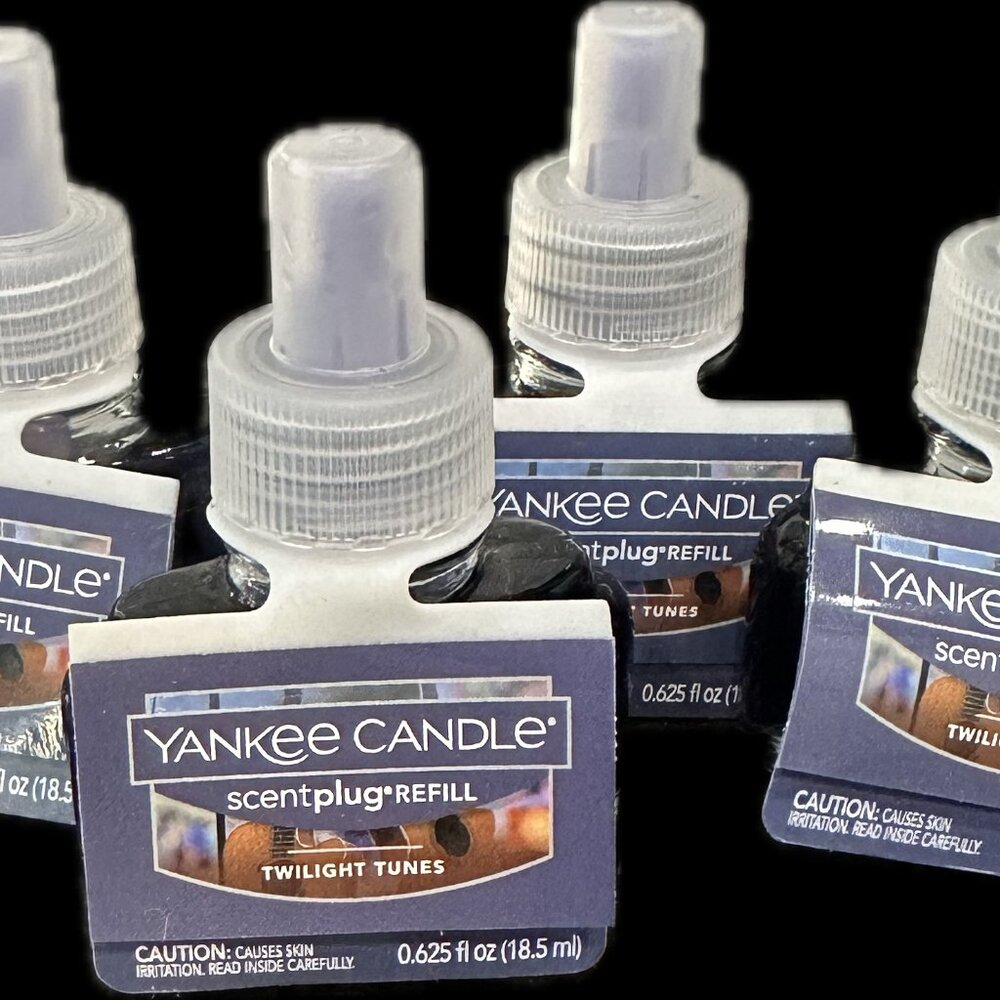New Yankee Candle Twilight Tunes Scentplug Refills Set of 4